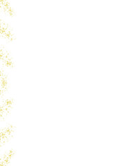 Abstract Gold Glitter Texture PNG on Transparent Background