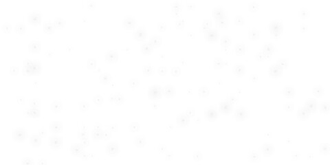 Winter transparent background for Christmas snowfall. White snow in the sky. White snowflakes vector season winter Christmas.