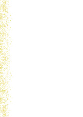 Abstract Gold Glitter Texture PNG on Transparent Background