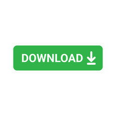 Green Download Button Icon - Free Stock Vector Image 
