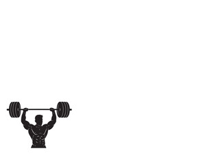 Hand holding a metal dumbbell, an isolated black