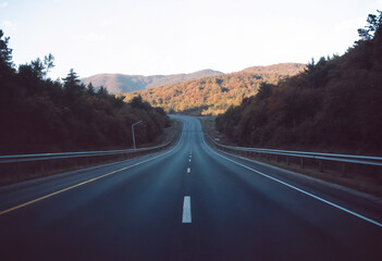 road in the mountains travel 