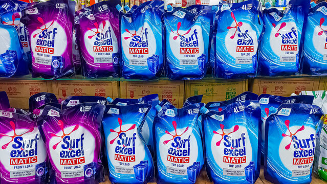Surf Excel is a premium laundry detergent brand by Hindustan Unilever Limited, known for powerful stain removal. It offers powder, liquid, & bar variants for all wash types. Unilever House in London.