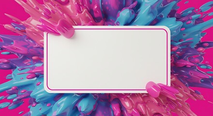 Abstract explosion background with blank white space for text or message