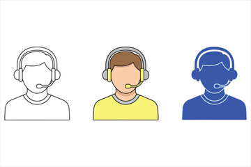 Vector art of a man using a laptop and a drone delivering a package illustrates drone delivery, ecommerce, and modern logistics solutions