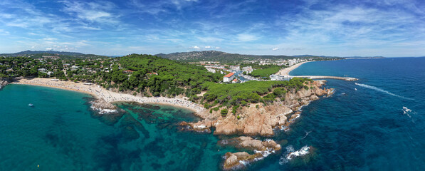 Platja d'Aro – Panorama der Küste und Strände an der Costa Brava