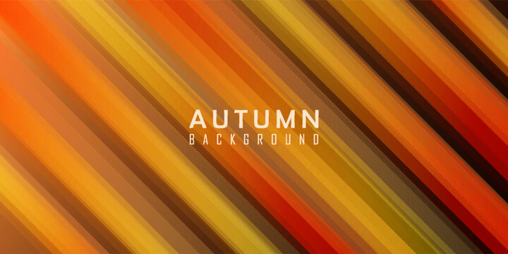 Bright and blurry autumn gradient colors for creative fall graphic designs. A bright abstract background with dynamic vertical and horizontal stripes. Vector illustration.