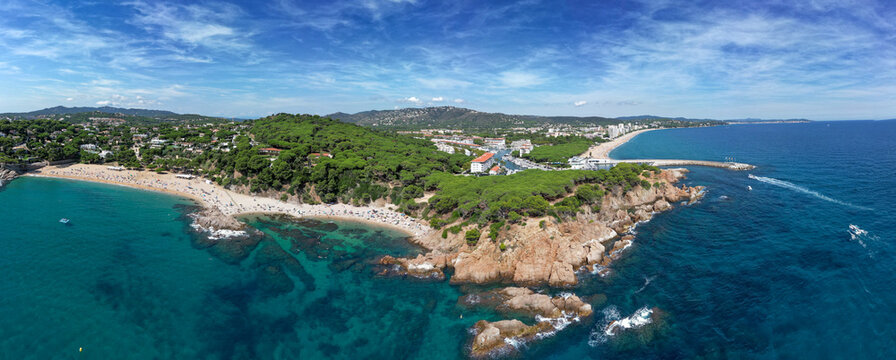 Platja d'Aro &ndash; Panorama der K&uuml;ste und Str&auml;nde an der Costa Brava