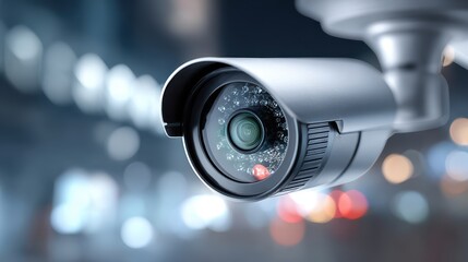 Security Camera Surveillance System with Night Vision, Close Up View