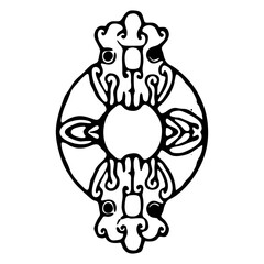 Wild and domestic cat vector illustration collection including lion head, tiger, and tattoo art design silhouettes