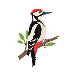 Illustration of a man with headphones listening to music.