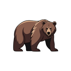 Fototapeta premium Illustration of a man with headphones listening to music.