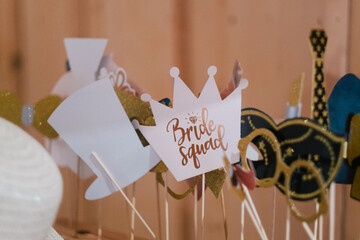 Bridesquad Papp-Aufsteller für Fotobox Hochzeit