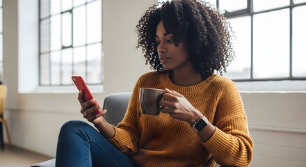 Serene Black Woman Meditating Outdoors with Eyes Closed, Peaceful Lifestyle