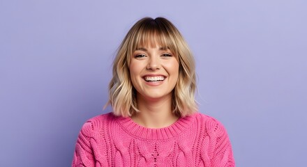 Young Woman Smiling, Holding Fresh Produce in Farmers Market