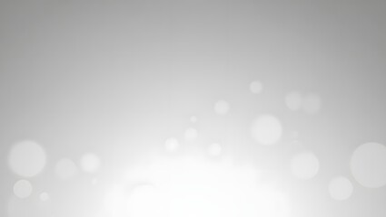 Soft White Bokeh Light Background