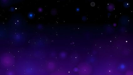 Obraz premium Dark Purple Night Bokeh Lights