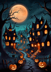 halloween night with castle