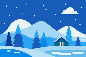 Fototapeta premium Winter background 