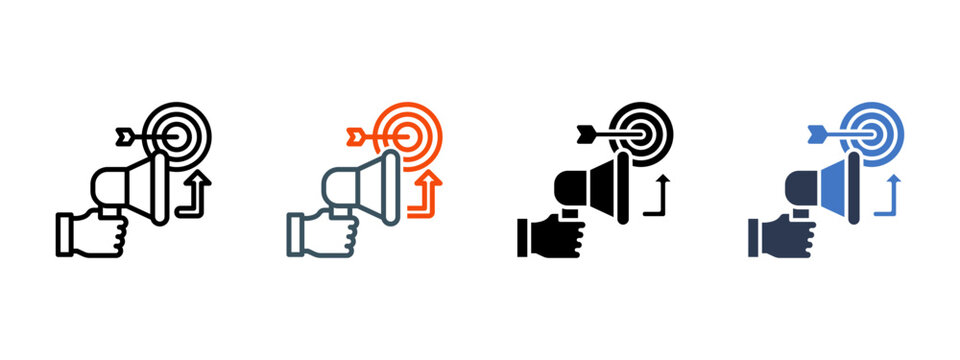 Go To Market Strategy multiple icon style vector illustration