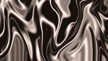 Mocha silver fluid abstract background glossy liquid waves texture