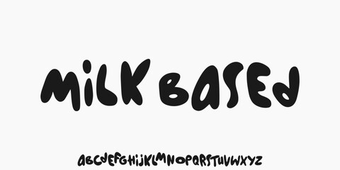 Elegant Font. Groovy Font. Graffiti Font. Creative Hand Drawn Uppercase. Street Art Classic Lettering Fashion Designs Typography modern serif decorative vintage concept vector illustration