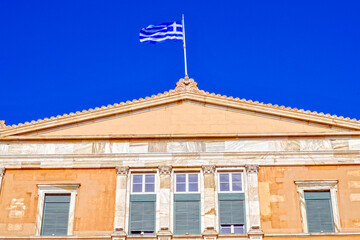 Das Parlamentsgebäude in Athen (Griechenland)