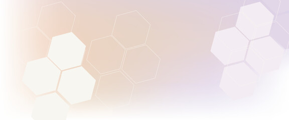 Abstract geometric hexagon shape technology digital hi tech concept background with science concept. Space for your text