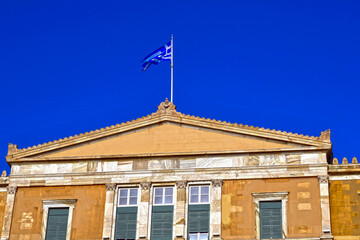 Das Parlamentsgebäude in Athen (Griechenland)