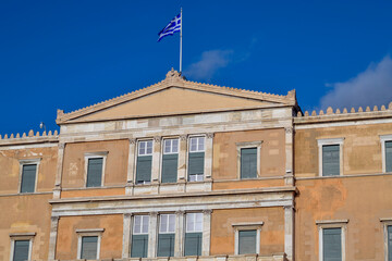 Das Parlamentsgebäude in Athen (Griechenland)