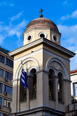 Fototapeta premium Die Pantanassa-Kirche am Monastiraki -Platz, Athen