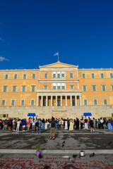 Das Parlamentsgeb&auml;ude in Athen (Griechenland)	
