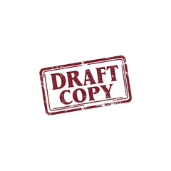 Urgent draft copy stamp for review