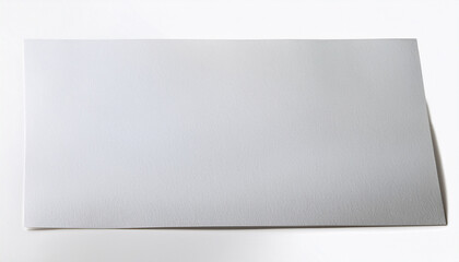 Blank White Paper Sheet Isolated
