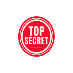 Urgent Top Secret seal for classified information