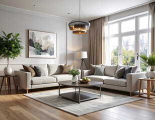 Fototapeta premium modern living room