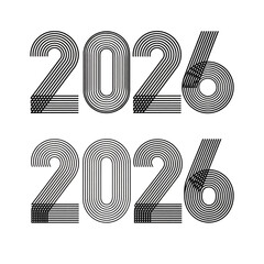 Celebrating the arrival of a new year in a bold artistic style