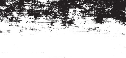 Rough black and white texture vector. Distressed overlay texture. Grunge background. Abstract textured effect. Vector Illustration. Black isolated on white background. EPS10.