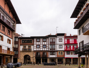 Plaza Gipuzkoa, Hondarribia, españa
