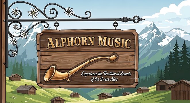 Alpine Alphorns Traditional Music.