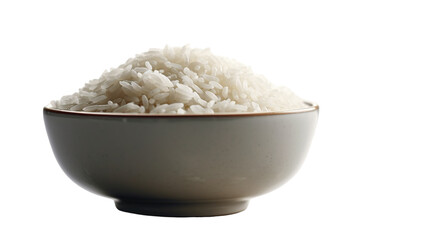 White rice in a white bowl (1)