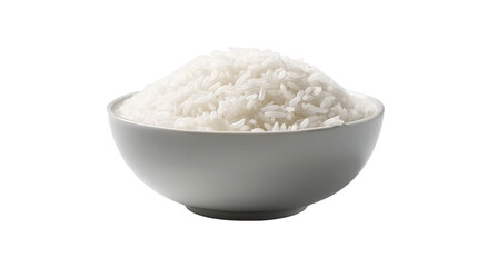 White rice in a white bowl (2)