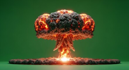 Atomic Bomb Explosion Image.