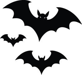 halloween bats vector illustration