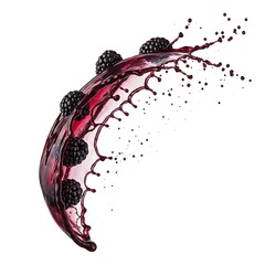 Blackberry Splash Drink Image.
