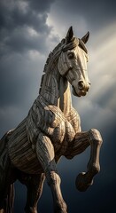 Powerful Majestic Horse, Strong and Focused.