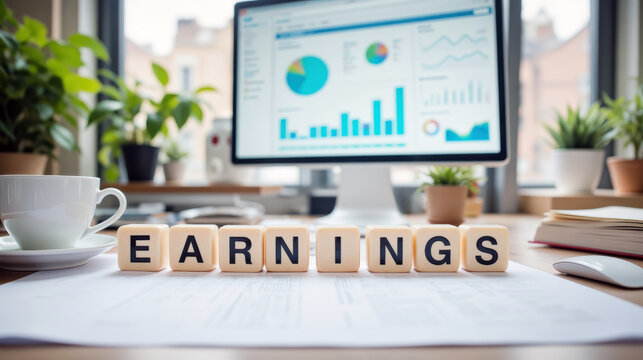 Quarterly reporting season highlighted with emphasis on company earnings where financial data visualization underscores transparency accountability and the pursuit of sustainable business growth