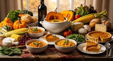 Autumn Harvest Thanksgiving Feast.