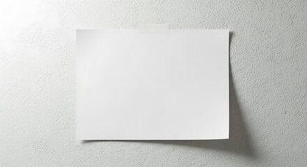 Blank Sticky Note on Light Surface.