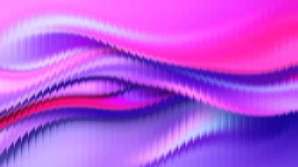 Vibrant, dynamic holographic waves shimmer with iridescent neon colors, creating a futuristic, abstract liquid metal background perfect for modern design.